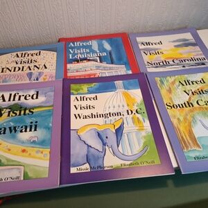 Elizabeth Oneill Alfred Visits Books Lot Of 6